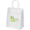 Promotional Mini - White Shopper - Foil Print with Logo FP10WHS0810