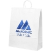 Promotional Stephanie - White Shopper - Foil Print with Logo FP10WHS1619