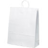 Promotional Stephanie - White Shopper - Foil Print Kraft White FP10WHS1619
