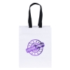 Promotional Ash - Woven Handle White Eurototes - Foil Print with Logo FP10WOH0709