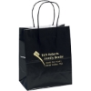 Promotional Amanda™- Gloss Shopper - Foil Print Black FP12GLS0709