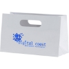 Promotional Mia™ - Boutique Die Cut Handle Tote - Foil Print White FP13BOU1006