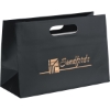 Promotional Olivia™ - Boutique Die Cut Handle Tote - Foil Print Black FP13BOU1208