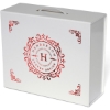 Promotional Shelly - Magnetic Gift Box with Handle - Foil Print Gloss White FP13MAG1210
