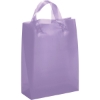 Promotional Apollo - Frosted Brite Shopper - Foil Print Lavender Purple FP21FRB0810