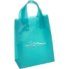 Promotional Apollo - Frosted Brite Shopper - Foil Print Teal Blue FP21FRB0810