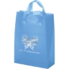 Promotional Zeus - Frosted Brite Shopper - Foil Print Blue FP21FRB1013