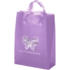 Promotional Zeus - Frosted Brite Shopper - Foil Print Lavender Purple FP21FRB1013