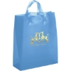 Promotional Hercules - Frosted Brite Shopper - Foil Print Blue FP21FRB1317