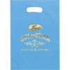 Promotional Aster™- Frosted Brite Die Cut Handle - Foil Print Blue FP21FRD0914