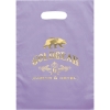 Promotional Aster™- Frosted Brite Die Cut Handle - Foil Print Lavender Purple FP21FRD0914