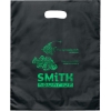 Promotional Orchid™- Frosted Brite Die Cut Handle - Foil Print Black FP21FRD1215