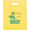 Promotional Orchid™- Frosted Brite Die Cut Handle - Foil Print Yellow FP21FRD1215