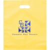 Promotional Rose™- Frosted Brite Die Cut Handle - Foil Print with Logo FP21FRD1518