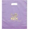 Promotional Rose™- Frosted Brite Die Cut Handle - Foil Print Lavender Purple FP21FRD1518