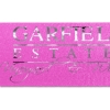 Promotional 2 Badge Satin Ribbon - 25yd  Roll - Foil Print Brite Pink FP50BAR0225