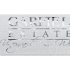 Promotional 2 Badge Satin Ribbon - 25yd  Roll - Foil Print Silver FP50BAR0225