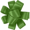 Promotional 1 Badge Satin Bow - Foil Print Holiday Green FP50BOW0104
