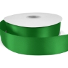 Promotional 1½ Bridal Satin Ribbon - 25yd Roll - Foil Print Green FP50BRR1525