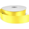 Promotional 1½ Bridal Satin Ribbon - 50yd Roll - Foil Print Yellow FP50BRR1550