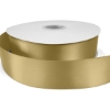 Promotional 1½ Bridal Satin Ribbon - 50yd Roll - Foil Print Gold FP50BRR1550