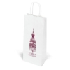 Promotional Vino - White Shopper - Flexo Ink Print with Logo FX10WHS0513