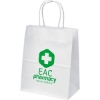 Promotional Mini - White Shopper - Flexo Ink Print with Logo FX10WHS0810