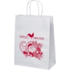 Promotional Jenny - White Shopper - Flexo Ink Print with Logo FX10WHS1013