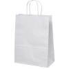 Promotional Jenny - White Shopper - Flexo Ink Print Kraft White FX10WHS1013