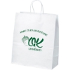 Promotional Citation - White Shopper - Flexo Ink Print with Logo FX10WHS1315