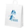 Promotional Stephanie - White Shopper - Flexo Ink Print with Logo FX10WHS1619