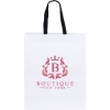 Promotional Teak - Woven Handle White Eurotote - Flexo Ink Print with Logo FX10WOH1316