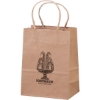Promotional Eco Pup - Kraft-Brown Shopper - Flexo Ink Print with Logo FX11ECS0508