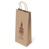 Promotional Eco Vino - Kraft-Brown Shopper - Flexo Ink Print Kraft Brown FX11ECS0513