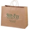Promotional Eco Vogue - Kraft-Brown Shopper - Flexo Ink Print with Logo FX11ECS1612