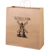 Promotional Eco Duke - Kraft-Brown Shopper - Flexo Ink Print Kraft Brown FX11ECS1818