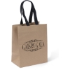 Promotional Eco Ash - Woven Handle Eurotote - Flexo Ink Print Kraft Brown Black FX11WOH0709