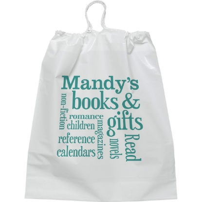 Custom Cotton Draw Bag - 9 1/2W x 12H - Flexo Ink Print with Logo FX20COD0912