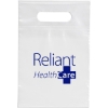 Promotional Die Cut Handle Bag - 7W x 10 1/2H - Flexo Ink Print White FX20DIC0710