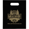 Promotional Die Cut Handle Bag - 9 1/2W x 12H - Flexo Ink Print Black FX20DIC0912