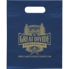 Promotional Die Cut Handle Bag - 9 1/2W x 12H - Flexo Ink Print Navy Blue FX20DIC0912