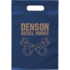 Promotional Die Cut Handle Bag - 9 1/2W x 14H - Flexo Ink Print Navy Blue FX20DIC0914