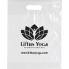 Promotional Die Cut Handle Bag - 12W x 15H x 3 - Flexo Ink Print White FX20DIC1215
