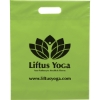 Promotional Die Cut Handle Bag - 12W x 15H x 3 - Flexo Ink Print Lime Green FX20DIC1215