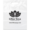 Promotional Die Cut Handle Bag - 12W x 15H x 3 - Flexo Ink Print Clear FX20DIC1215