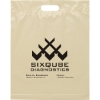Promotional Die Cut Handle Bag - 15W x 19H x 3 - Flexo Ink Print Buff Brown FX20DIC1519