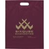 Promotional Die Cut Handle Bag - 15W x 19H x 3 - Flexo Ink Print Burgundy Red FX20DIC1519