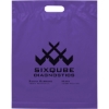 Promotional Die Cut Handle Bag - 15W x 19H x 3 - Flexo Ink Print Grape Purple FX20DIC1519