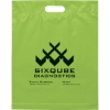 Promotional Die Cut Handle Bag - 15W x 19H x 3 - Flexo Ink Print Lime Green FX20DIC1519