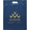 Promotional Die Cut Handle Bag - 15W x 19H x 3 - Flexo Ink Print Navy Blue FX20DIC1519